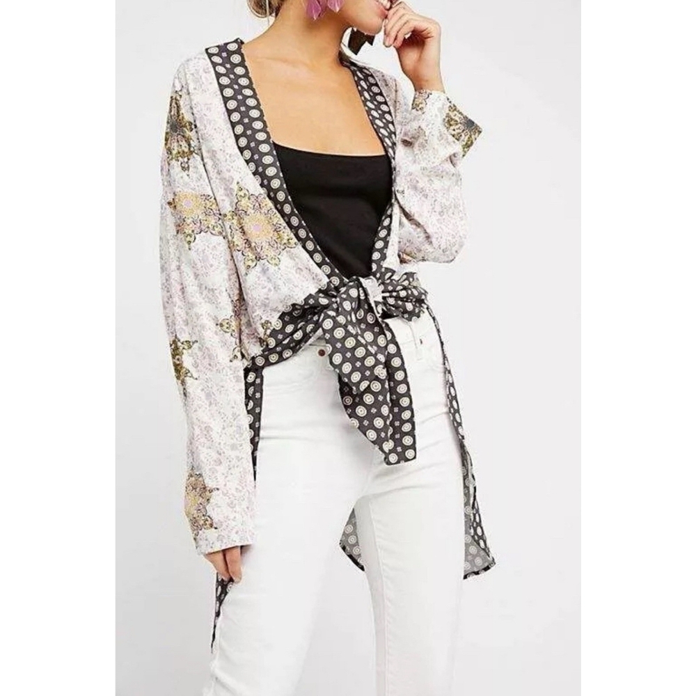 Free People Forget Me Knot Tie Front Top